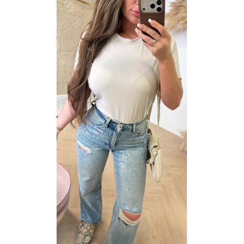 SMOOTH FIT BASIC TEE BEIGE