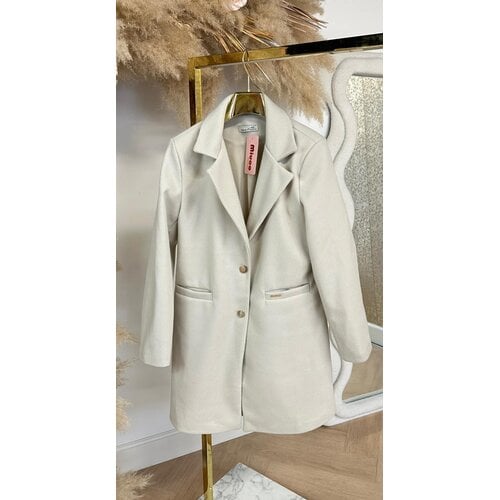CHIQUE BUTTON TRENCHCOAT BEIGE