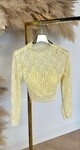 SARAH LACE TOP YELLOW