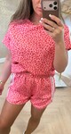 MAUD LEOPARD SET PEACH