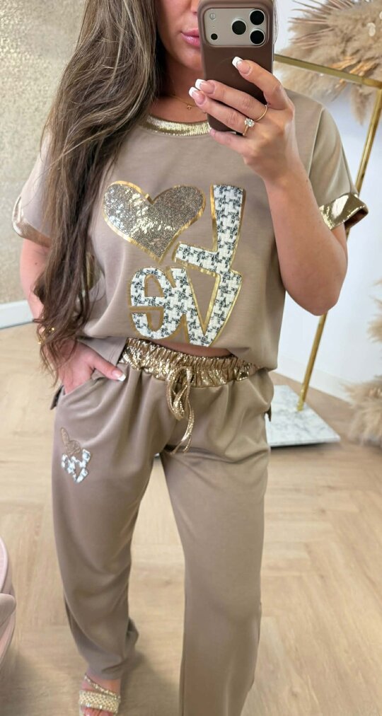 BRONS LOVE SET TAUPE