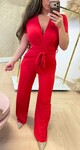BY SWAN TRAVEL BASIC JUMPSUIT 7721 RED