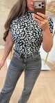 MIA LEOPARD TEE BLACK MIA LEOPARD TEE BLACK