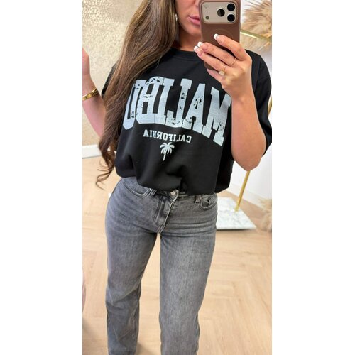 MALIBU CROPPED TEE BLACK