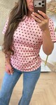KELLY DOT TOP PINK KELLY DOT TOP PINK