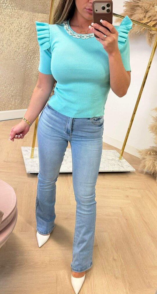 PEARLY DIAMOND TOP 05068 AQUA