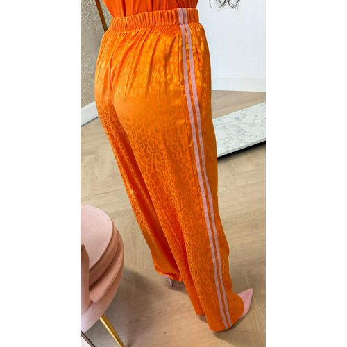 SHINE LEOPARD PANTS ORANGE