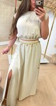 SUMMER VIBE SET TOP+ SKIRT BEIGE