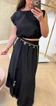 SUMMER VIBE SET TOP+ SKIRT BLACK