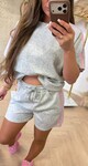 MUSTHAVE STRIPE SHORT SET GREY