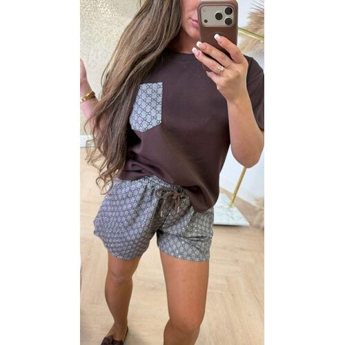 GUC SPARKLE SET CHOCO BROWN