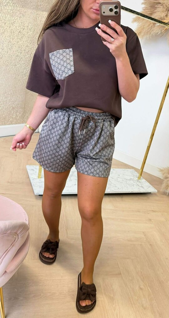 GUC SPARKLE SET CHOCO BROWN