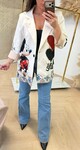 LOVELY MICKEY BLAZER CREME