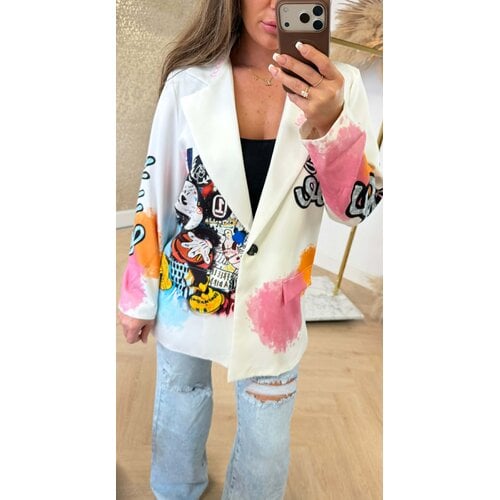 DESIGN MICKEY BLAZER OFFWHITE