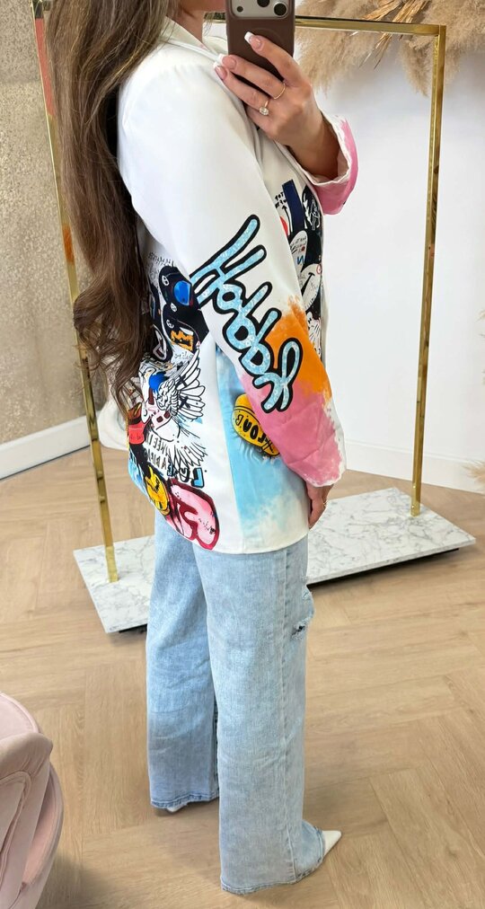 DESIGN MICKEY BLAZER OFFWHITE DESIGN MICKEY BLAZER OFFWHITE
