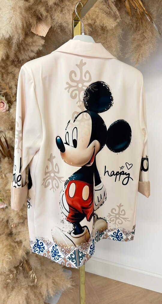 LOVELY MICKEY BLAZER CREME