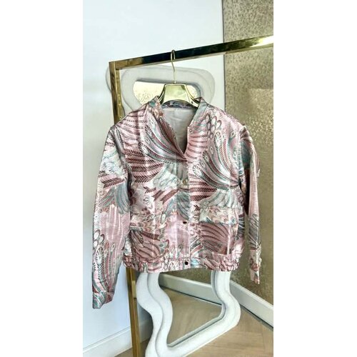 TRENDY COLORFULL JACKET 8156 PINK