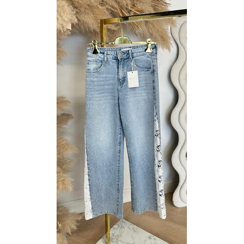 GLITZ LACE JEANS 1056 DENIMBLUE