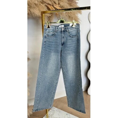 SHIMMER WIDE LEG JEANS T66