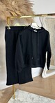 HOODIE STRAIGHT LEG SET 906 BLACK