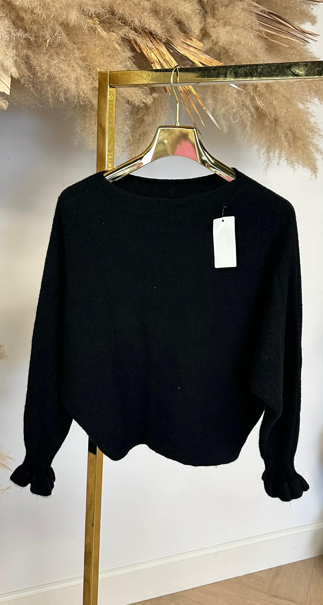 ROUCHE SOFT SWEAT BLACK