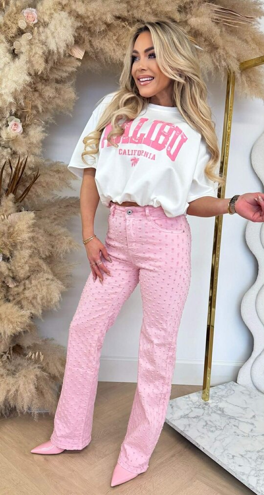 MALIBU CROPPED TEE WHITE
