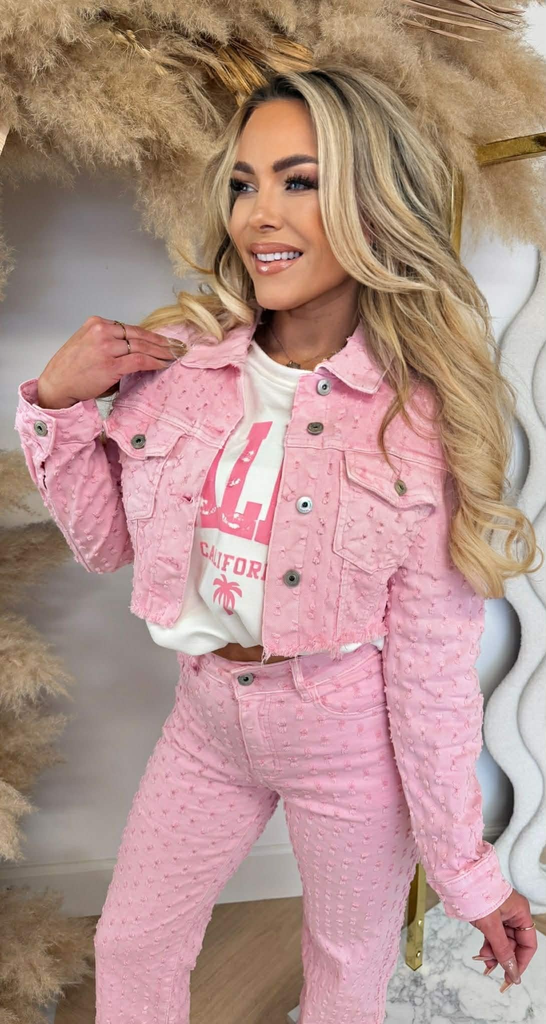 DAMAGDE JACKET H637-12 PINK