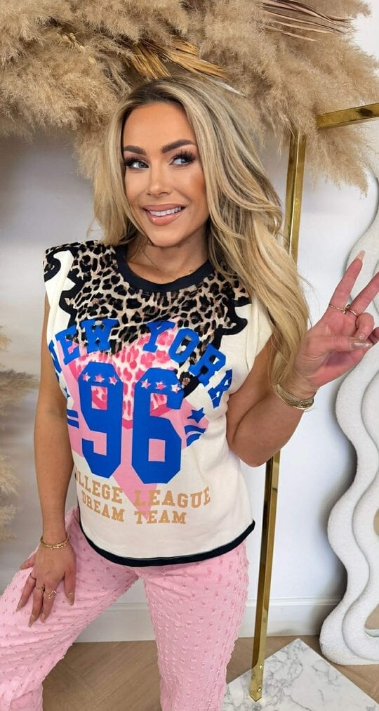 DREAM TEAM TOP BEIGE