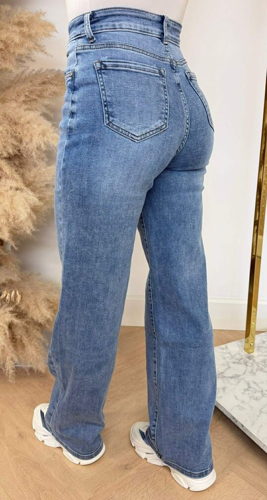 CLASSIC WIDE LEG JEANS 5350-7 DENIMBLUE