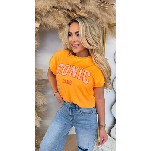 ICONIC DOTS T-SHIRT 690010-162 ORANGE
