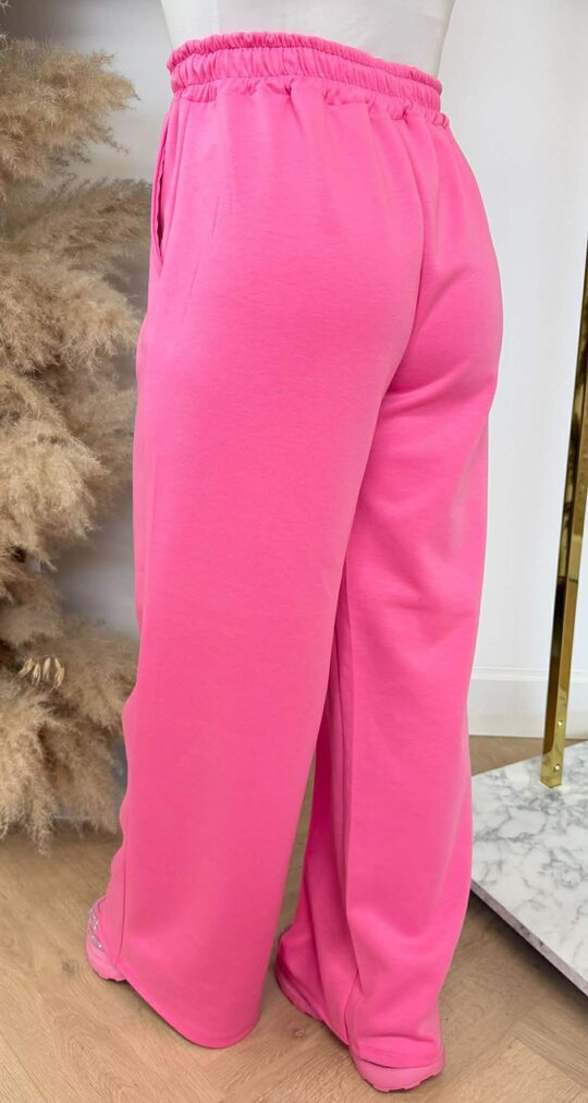 MICHELLE SOFT STRAIGHT LEG PANTS FUCHSIA