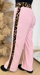 LEOPARD STRIPE PANTS 1436 PINK