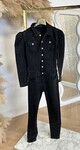 NINA DENIM JUMPSUIT 397-1 BLACK