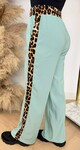 LEOPARD STRIPE PANTS 1436 MINT