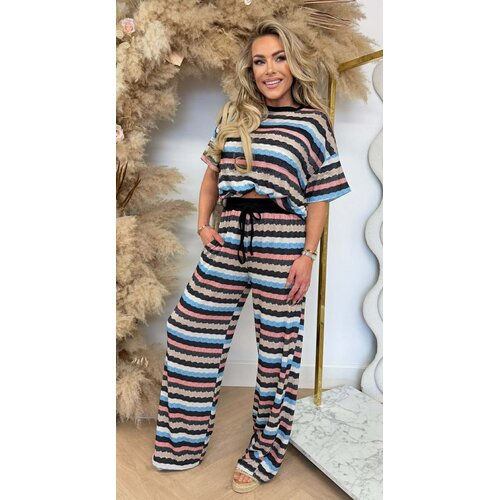 SHINE STRIPE SET BLACK/BLUE/BEIGE SHINE STRIPE SET BLACK/BLUE/BEIGE