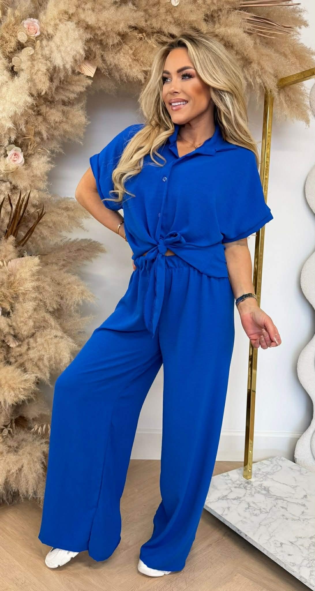 SIMPLE CLASSY CO-ORD SET KOBALT