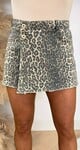 MUSTHAVE LEOPARD SKORT S8724-6 BEIGE MUSTHAVE LEOPARD SKORT S8724-6 BEIGE