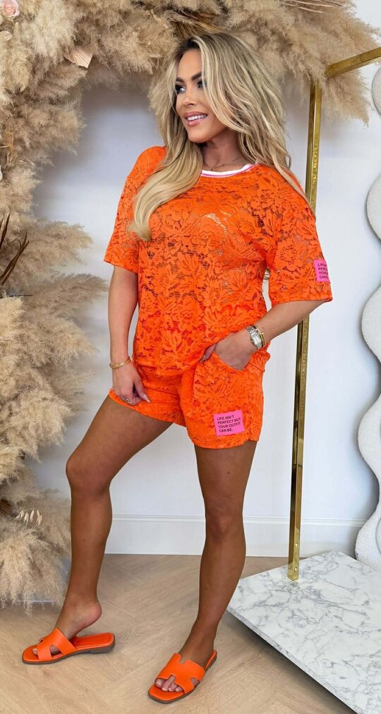LACE LIFE EMBLEEM SET ORANGE LACE LIFE EMBLEEM SET ORANGE