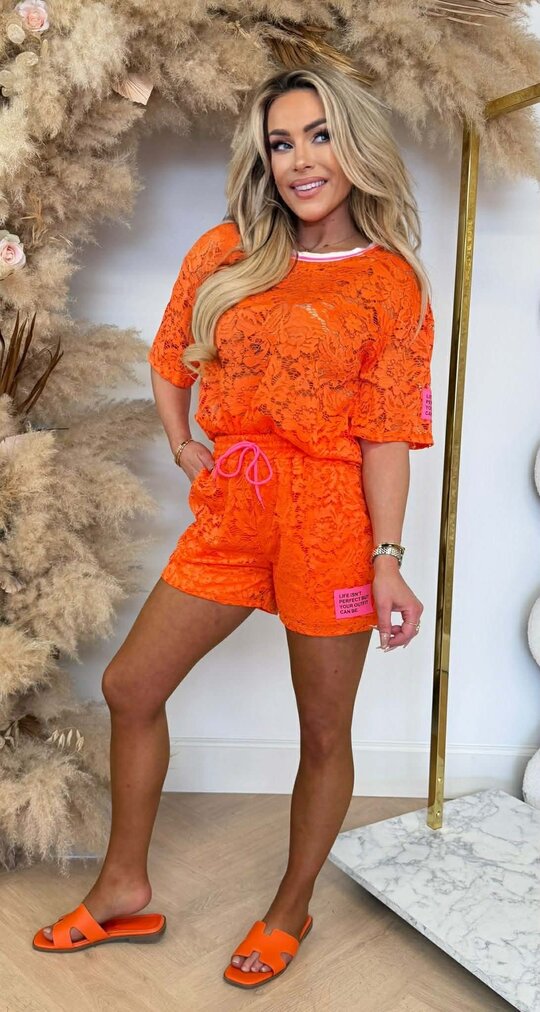LACE LIFE EMBLEEM SET ORANGE LACE LIFE EMBLEEM SET ORANGE