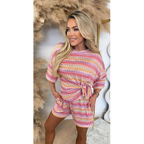 NEW KNOOP LUREX SET PINK