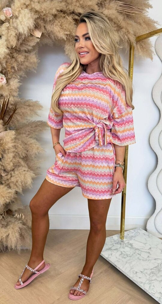 NEW KNOOP LUREX SET PINK NEW KNOOP LUREX SET PINK