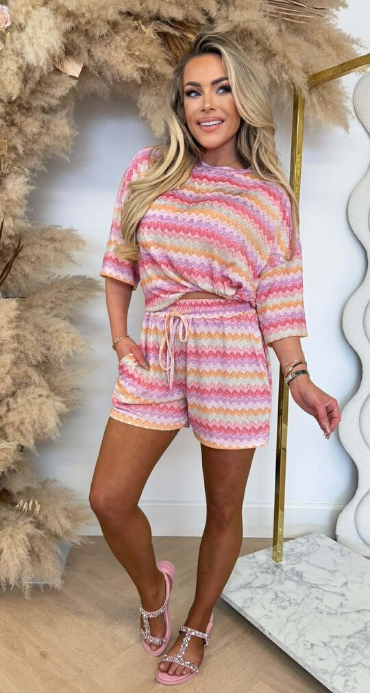 NEW KNOOP LUREX SET PINK NEW KNOOP LUREX SET PINK