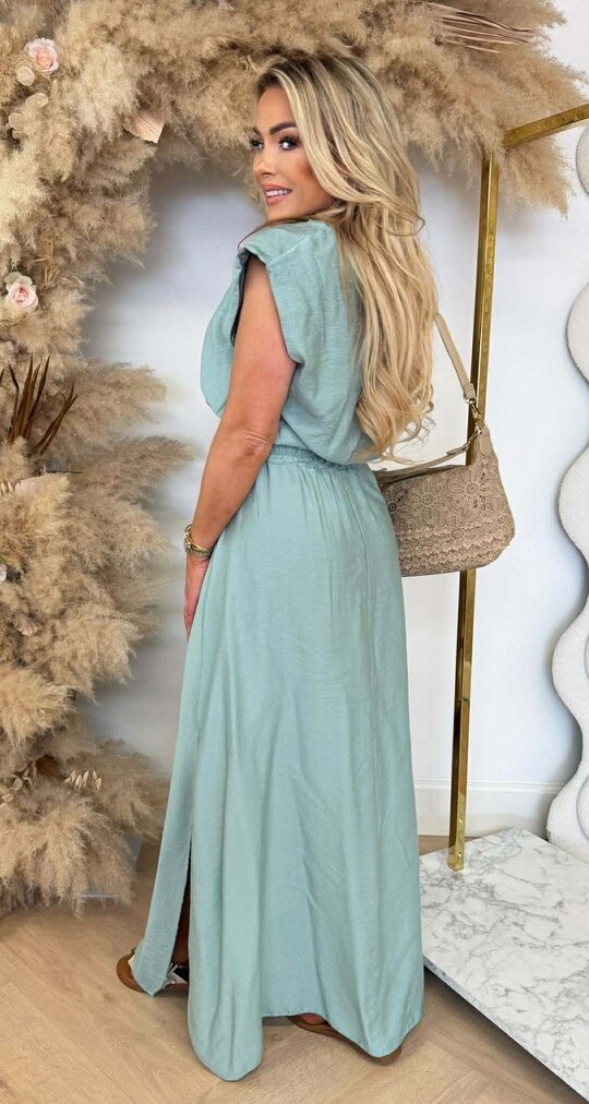 SUMMER VIBE SET TOP+ SKIRT MINT