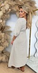 PROMISE COTTON MAXI DRESS BEIGE