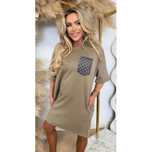 LIVV INSPIRED DRESS TAUPE