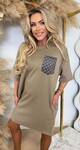LIVV INSPIRED DRESS TAUPE