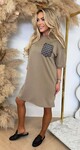 LIVV INSPIRED DRESS TAUPE