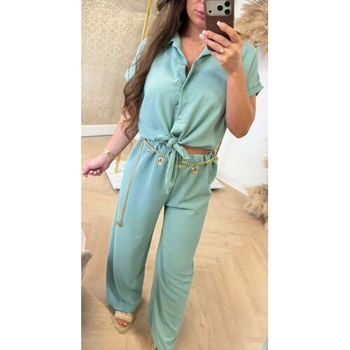 SIMPLE CLASSY CO-ORD SET ESMARALD