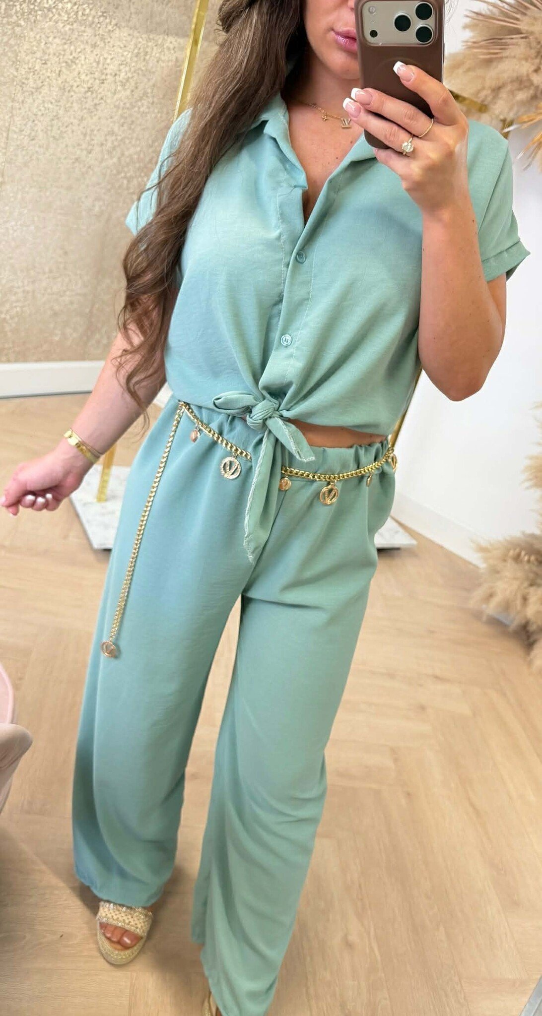 SIMPLE CLASSY CO-ORD SET ESMARALD