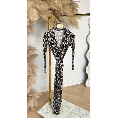 LILLY PRINT TRAVEL JUMPSUIT 8813 BEIGE